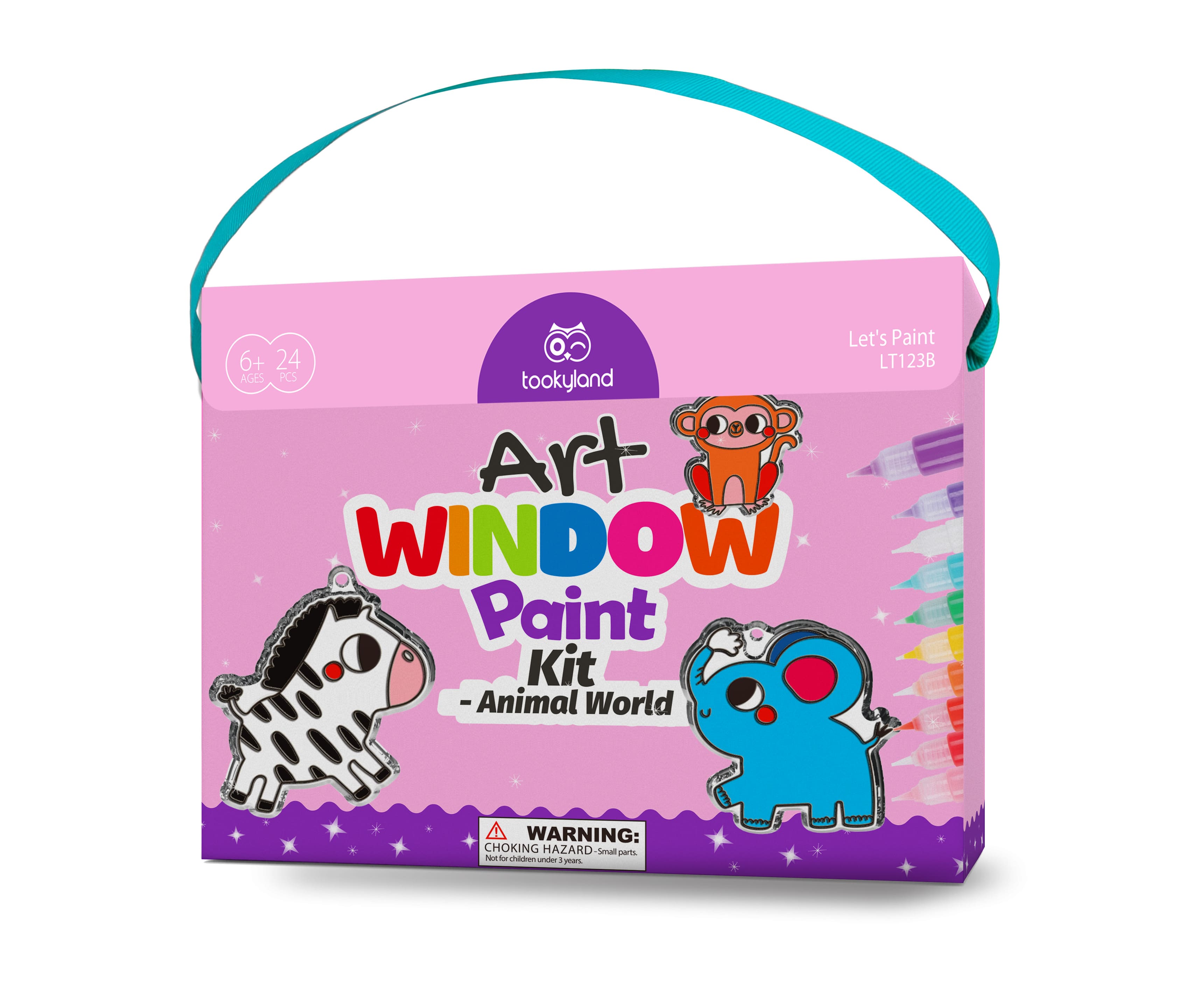 LT123B-Window Art Kit-Animal World
