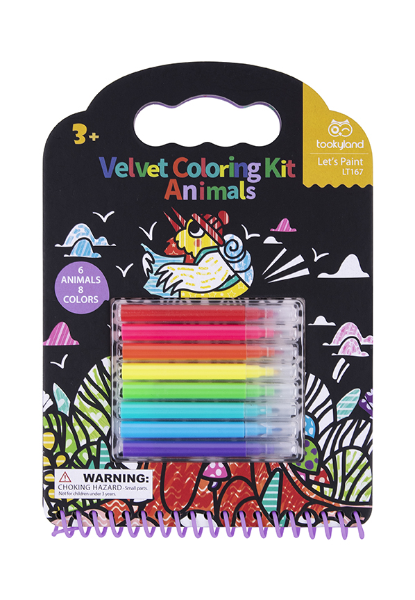 LT167-Velvet Coloring kit-Animal