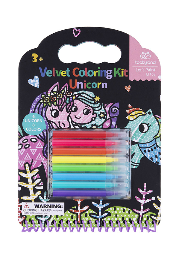 LT168-Velvet Coloring kit-Unicorn