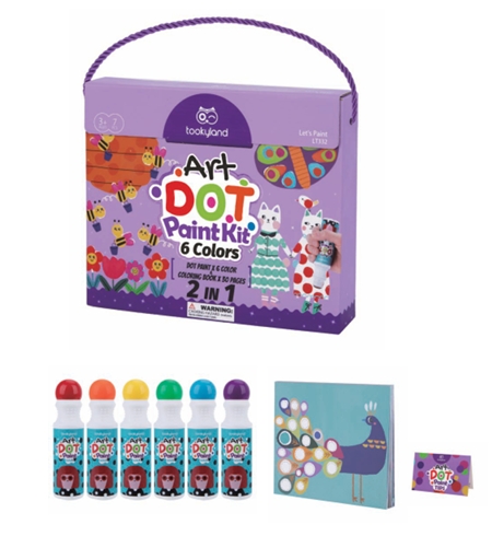 LT332- Dot Paint Kit-6 Colors 